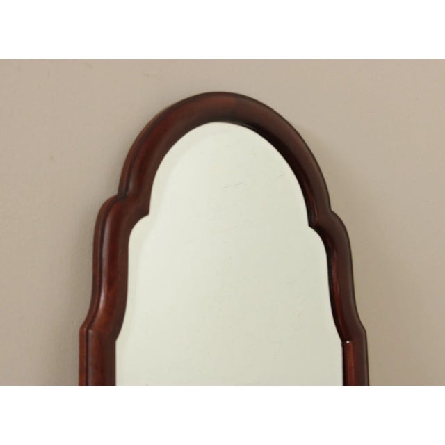 Queen Anne Style Solid Mahogany Keyhole Wall Mirror For Sale In Philadelphia - Image 6 of 12