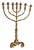 Seven-Branched Gilt Wood Candelabra For Sale