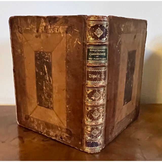 Antique 19th Century French Leather Bound Book Form Library Waste Paper Basket or Box for the Desk For Sale - Image 13 of 16