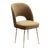 Swell Cognac Velvet Chair For Sale