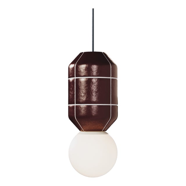 Ceramic Base Pendant Lamp by Svitanok For Sale