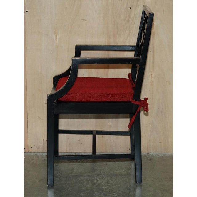 Vintage Chinese Ebonised Side Chairs, Set of 2 For Sale - Image 18 of 18