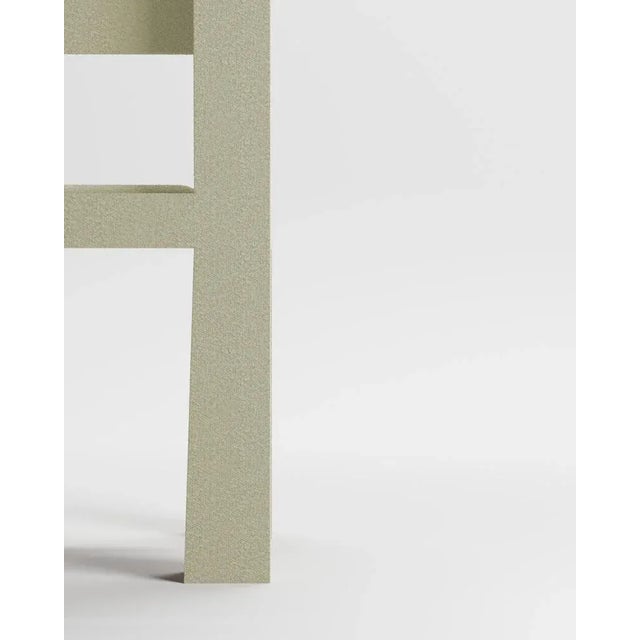 Modern Raw Chair in Beige Bouclé from Collector For Sale - Image 4 of 6