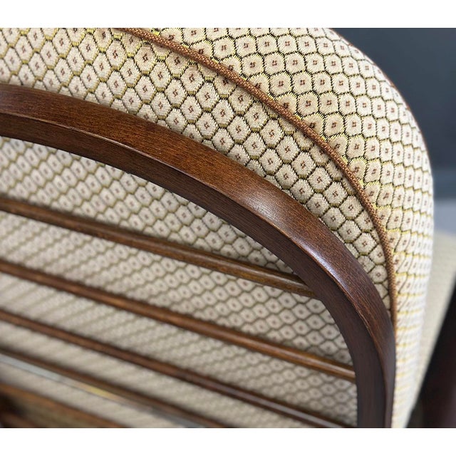 Beige Set of Art Deco Reclining Armchairs, 1930s For Sale - Image 8 of 12