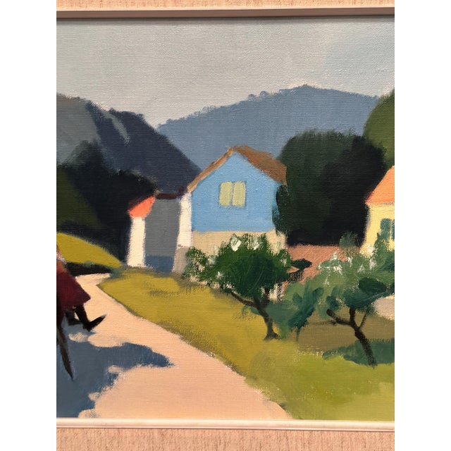 Stig Wernheden, Riders on the Road, Crete, 1960s, Oil on Canvas, Framed For Sale - Image 9 of 18