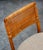 Wood Mid Century Modern Dining Chairs Set 4 E. Knudsen White Oak Brown Cane Restored For Sale - Image 7 of 12