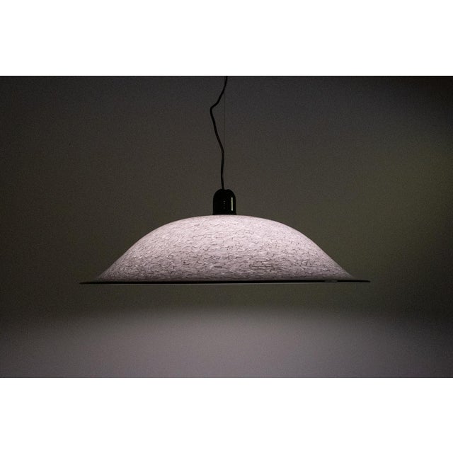 Gray Chandelier by Lino Tagliapietra for Effetre International, 1980s For Sale - Image 8 of 9