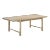 Gata Light Teak Outdoor Rectangular Dining Table For Sale