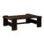 1960s Stained Pine Brutalist Coffee Table For Sale