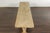 French 19th Century Bleached Walnut Bench with Turned Legs and Cross Stretcher For Sale - Image 4 of 12