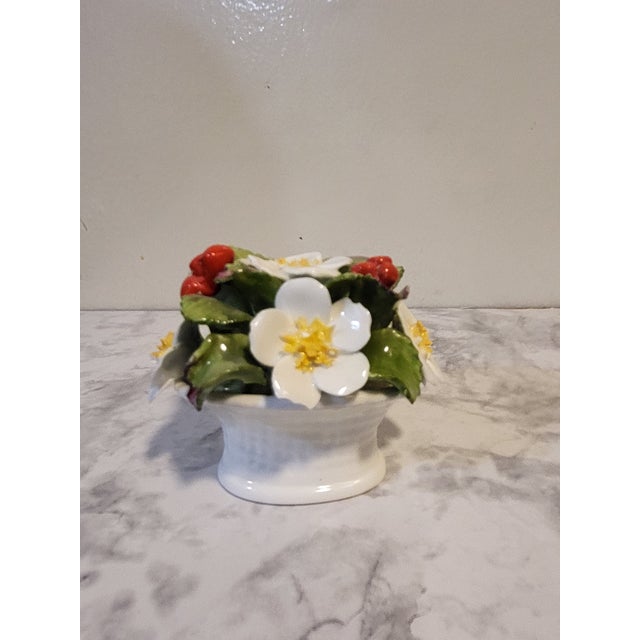 Victorian Fine Bone China Hand Modelled Hand Painted Aynsley England Radnor Staffordshire Bouquets For Sale - Image 3 of 12