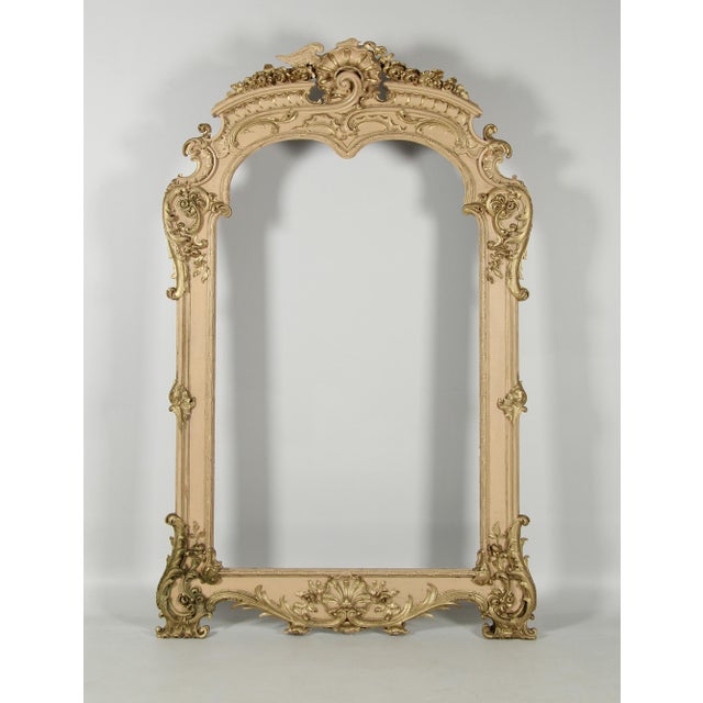 Large rococo-style frame, 19th century manufactured in the austro-hungarian monarchy dimensions: h x w x d: 244 x 149 x 17...