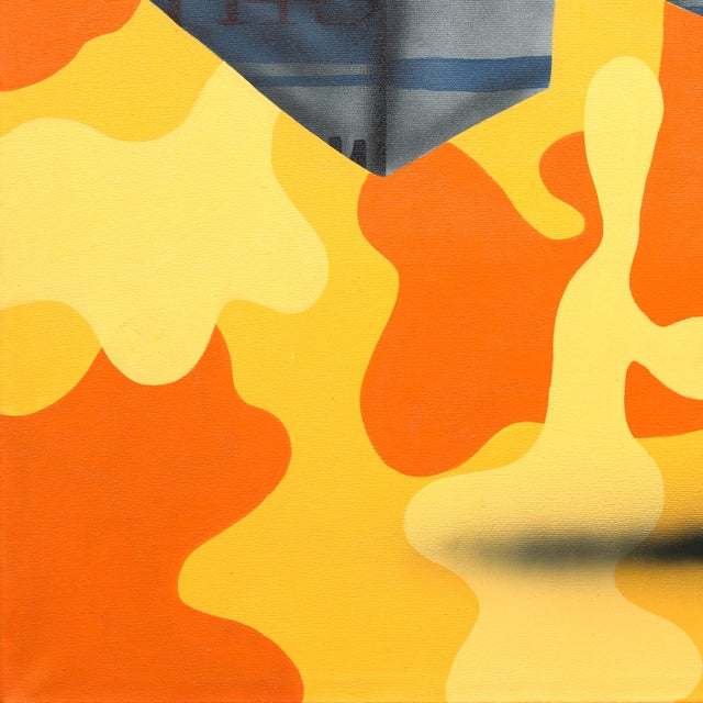 Honor Y Beatles 2 - Origami Inspired Figurative Painting on Canvas Original Artwork by Emilio Rama For Sale - Image 4 of 8