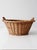 Vintage Oval Wicker Basket With Handles For Sale - Image 9 of 14