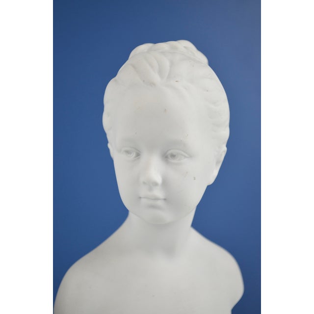 After Houdon, Brongniart Children Busts, 1950s, Porcelain, Set of 2 For Sale - Image 13 of 14