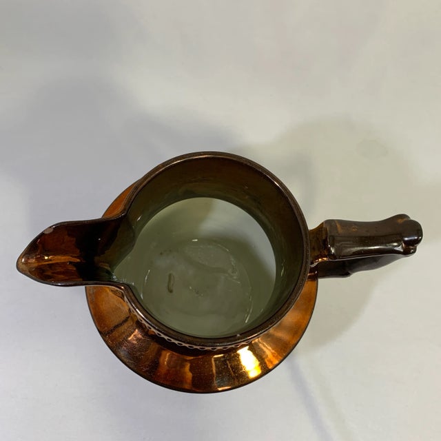 Pitcher With Sculpted Dog & Ram For Sale - Image 9 of 11