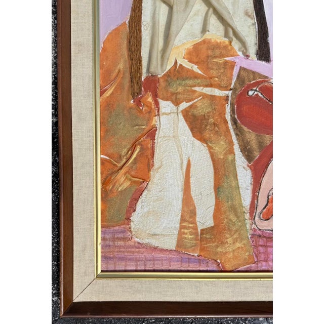 Joseph Fassbender Style 1970's Mixed Media/Unsigned For Sale - Image 11 of 13