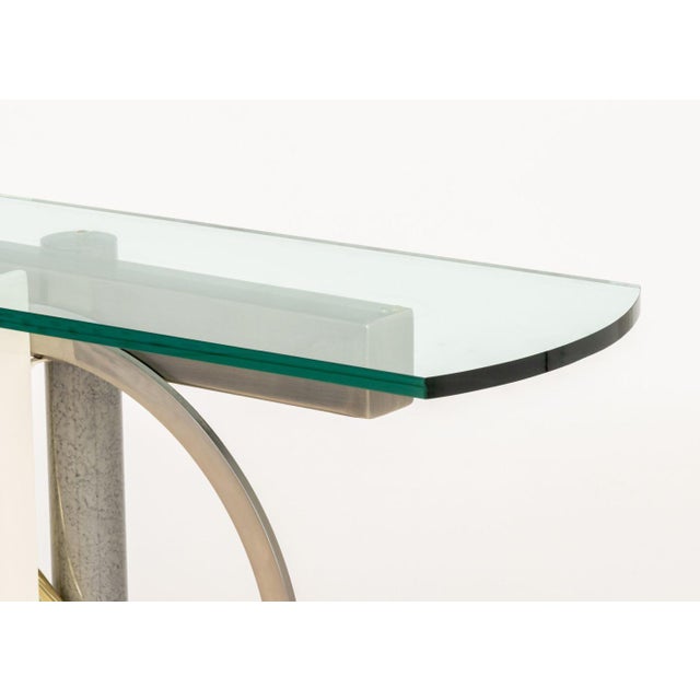 Kaizo Oto for Dia Geometric Console Table For Sale In New York - Image 6 of 10