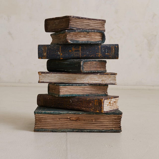 Faux Book Wood End Table Attributed to Maitland-Smith, 1970s - 2 Available For Sale - Image 10 of 11