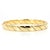 Mid 20th Century Tiffany & Co. 18k Gold Twisted Rope Flat Hinged Bangle Bracelet For Sale In Miami - Image 6 of 10