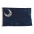 Distressed Cotton Fort Moultrie Liberty Flag Made From Vintage Indigo For Sale