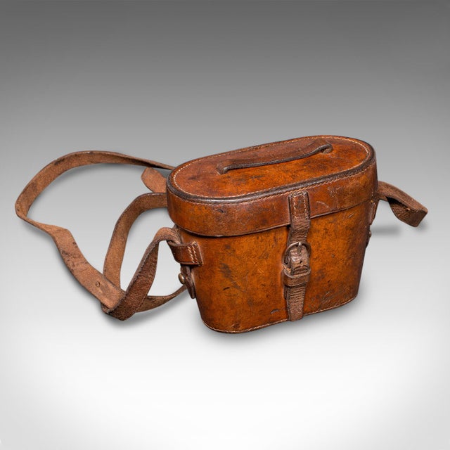 Pair of Antique Opera Glasses, English, Leather, Brass, Binoculars, Ross London For Sale - Image 12 of 12