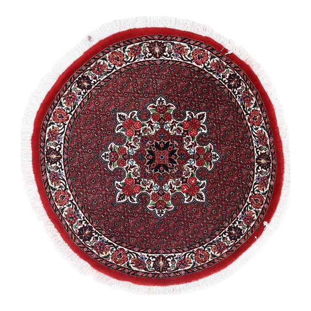 Pasargad Fine Hand Knotted Persian Bidjar Round Rug For Sale