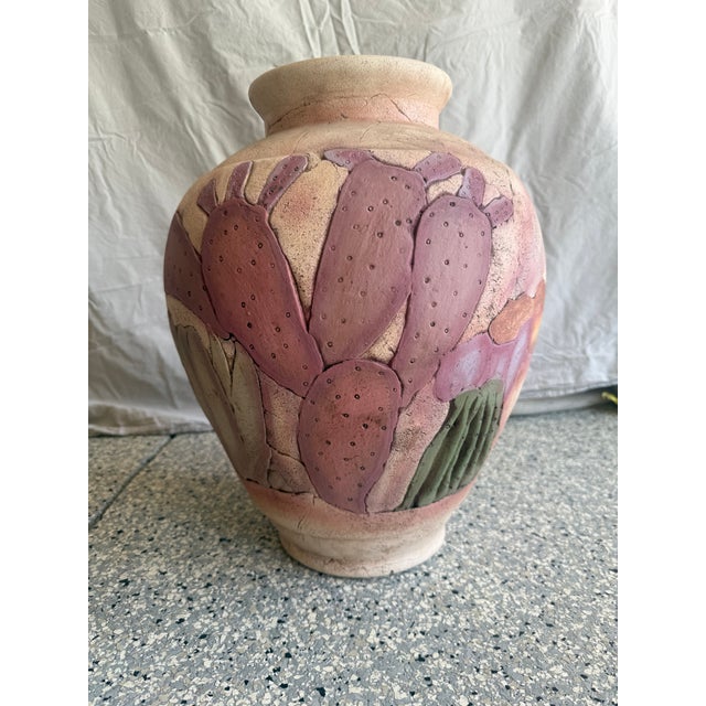 1980s Large 17" John Davis Studio Art Pottery Vase For Sale In San Francisco - Image 6 of 8