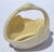 The Vintage Lenox Swan Basket in a tan creamy off-white finish, featuring a sculpted swan design with a gracefully curved...
