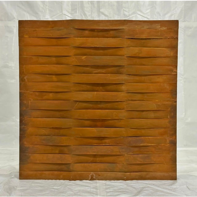 2010s John Baughman Weave Series Wall Sculpture Brutalist Wood Art Panel 2010 For Sale - Image 5 of 18