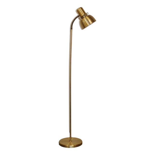 Vintage Swedish Floor Lamp attributed to Belid, 1970s For Sale