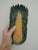 Vintage Corn on the Cob Plates Handpainted Ceramic Serving Plates Signed 6587 Made in Italy - Set of 3 For Sale - Image 4 of 10