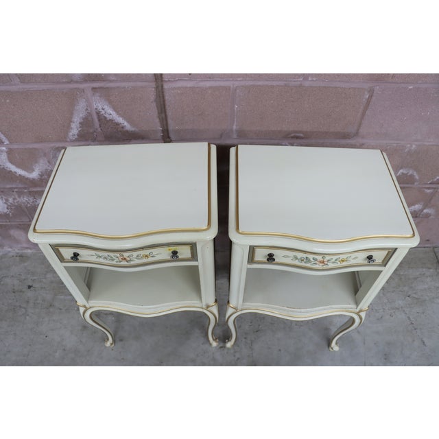 Drexel French Style Nightstand/Pair Chairish
