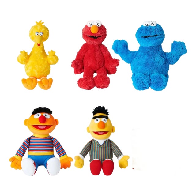 1970s Kaws Sesame Street Set For Sale