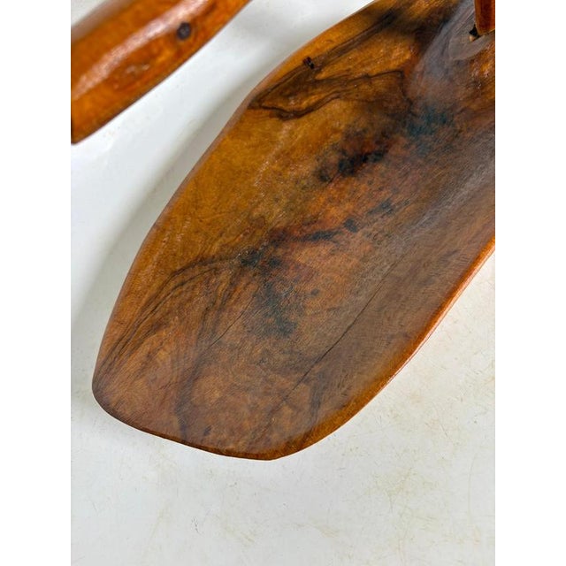 Handcrafted Olive Wood Fruit Basket, France, 1950s For Sale - Image 6 of 11