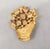 Metal Vintage 1980s Signed Napier Pink Rhinestone Flowers & Faux-Pearls in a Basket Brooch For Sale - Image 7 of 7