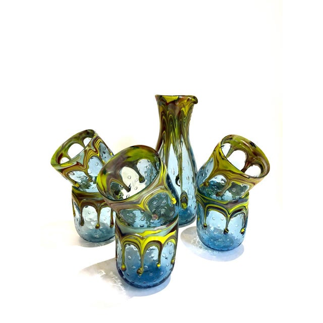 Drinking Set by Maryana Iskra for Ribes Studio, Set of 7 For Sale - Image 6 of 18