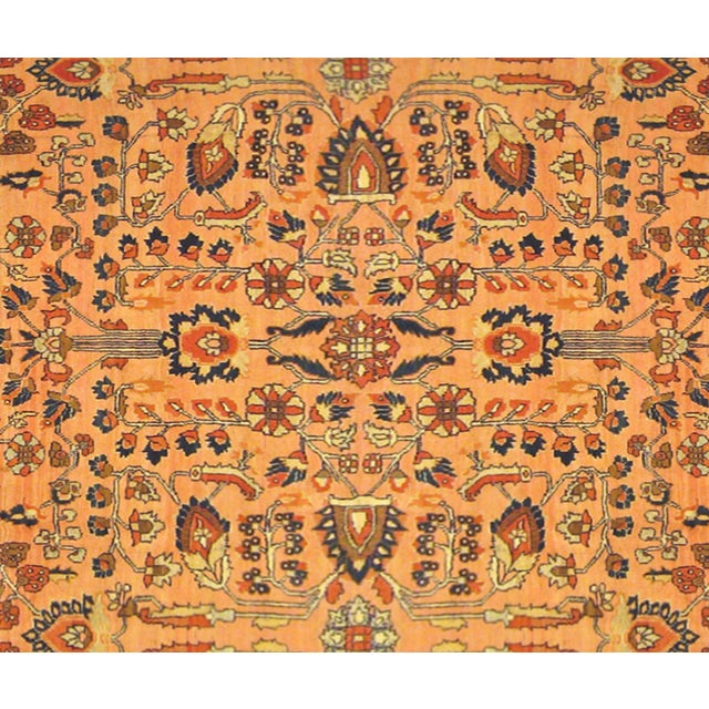 1910 Antique Persian Lilihan Oriental Rug, in Room Size, with Floral Elements For Sale - Image 4 of 4