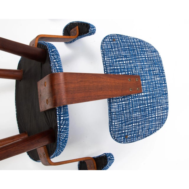 Mid Century Walnut Plywood Armchair After Thonet Eames For Sale - Image 12 of 12