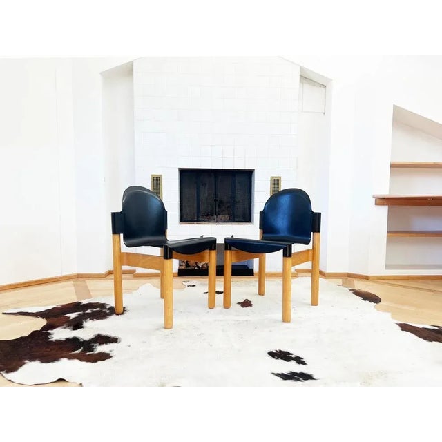 Postmodern Beech Flex 2000 Chairs attributed to Gerd Lange for Thonet, 1980s, Set of 6 For Sale - Image 6 of 12