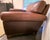 2000 - 2009 Leather Club Chair Rolled Arm American Design For Sale - Image 5 of 11