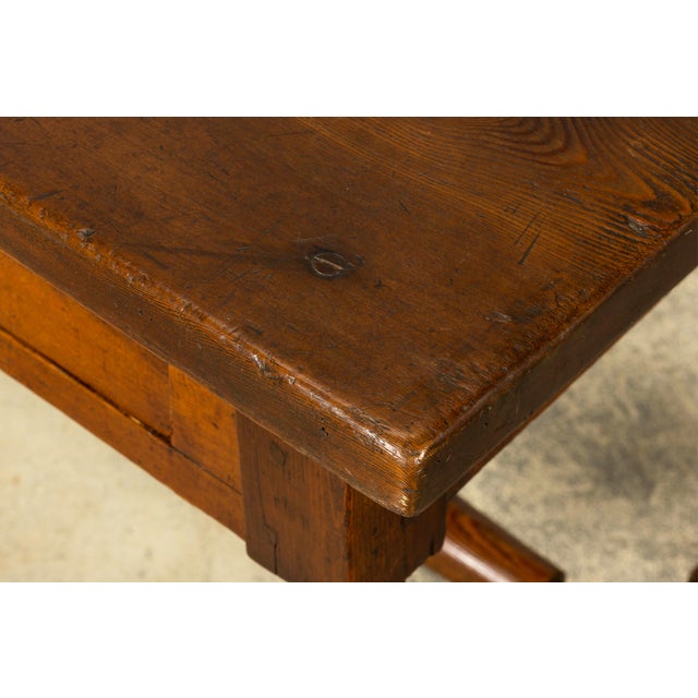 Late 19th Century French Provincial Oak Writing Table For Sale In New York - Image 6 of 18