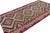 Rug & Kilim Vintage Mid-Century Esme Diamond Blue and Red Wool Kilim Rug For Sale - Image 4 of 7