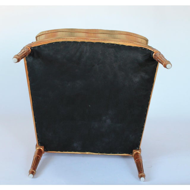 Louis XVI Style Upholstered Bergere For Sale - Image 18 of 18