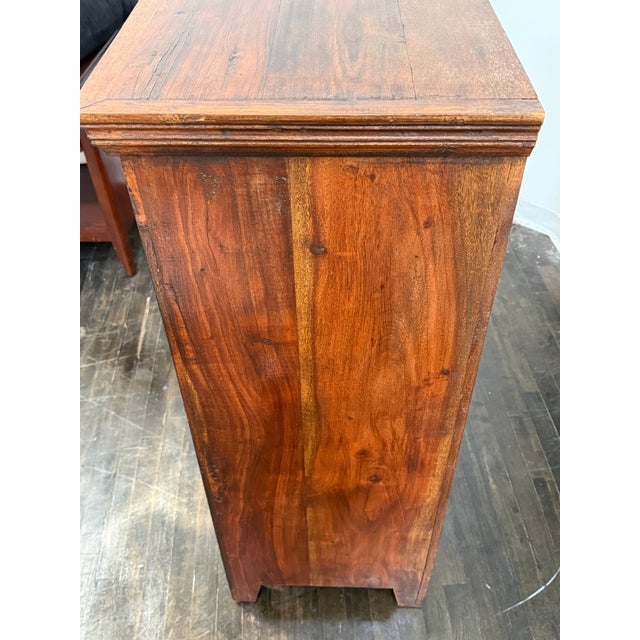 Wood Carved Wood Cabinet, Vintage For Sale - Image 7 of 12
