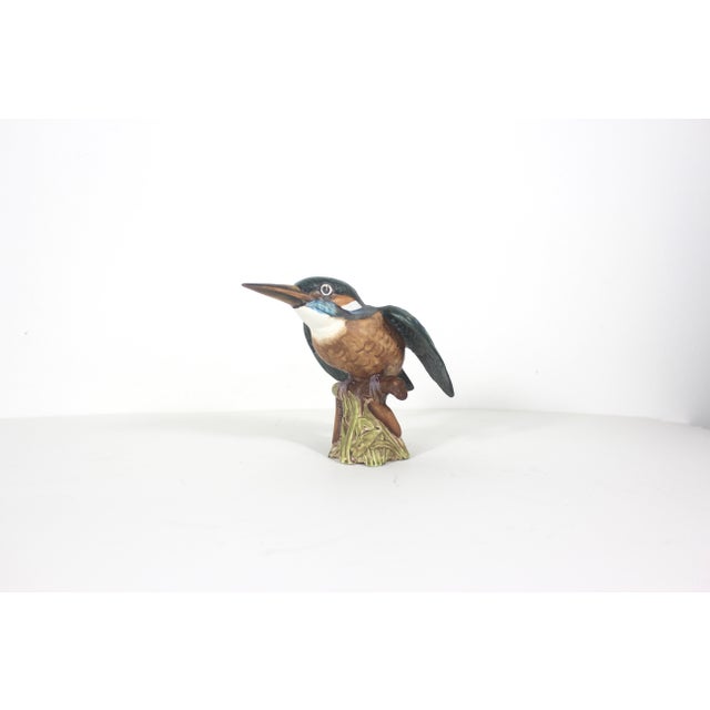 Vintage hand painted Beswick KINGFISHER Model Number 2371. Model 2371 was designed by Albert Hallam and was produced...