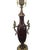 1900 - 1909 Pair of French Bronze Mounted Oxblood Lamps For Sale - Image 5 of 7