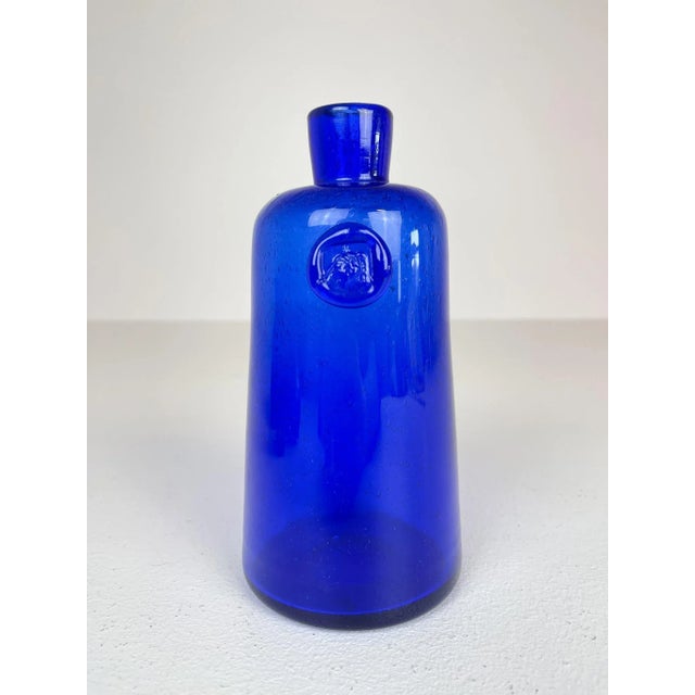 Collection of Five Blue Vases by Erik Hoglund, Sweden, 1960s, Set of 5 For Sale - Image 16 of 18