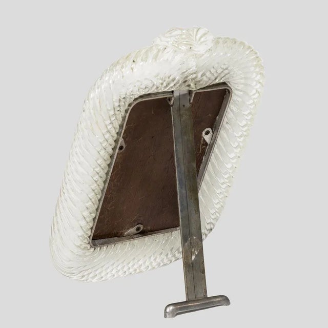 Glass Picture Frame from Barovier & Toso, 1960s For Sale - Image 4 of 5