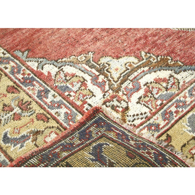 1960s Turkish Oushak Rug For Sale - Image 4 of 6